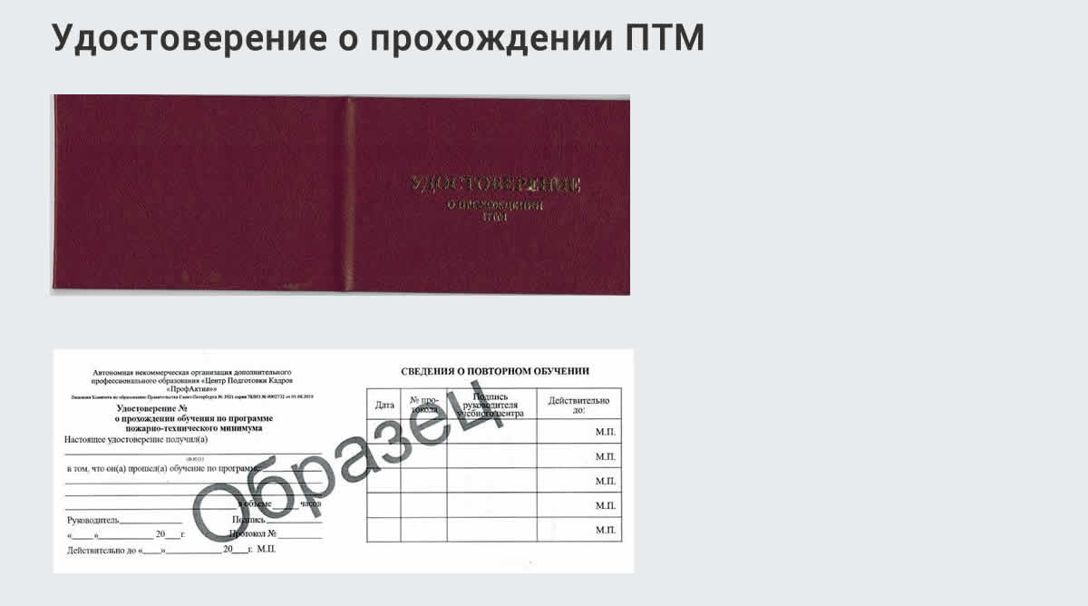  Курсы повышения квалификации по пожарно-техничекому минимуму в Тайшете: дистанционное обучение